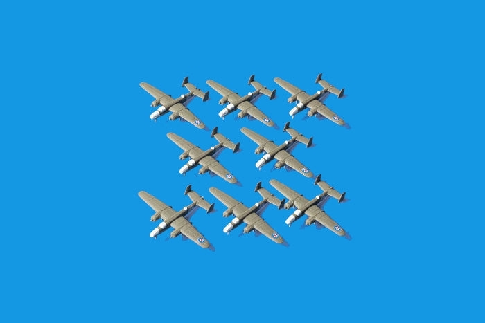 Tamiya 31515 1/700 B-25 Mitchell Bomber 16 Aircraft Kit