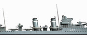 Tamiya 31806 1/700 Battle Crusier Hood and E Class Destroyer Model Kit