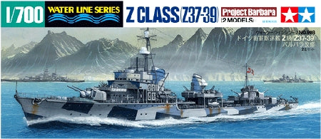 Tamiya 31908 1/700 German Destroyer Z Class (Z37-39) "Project Barbara" Model Kit