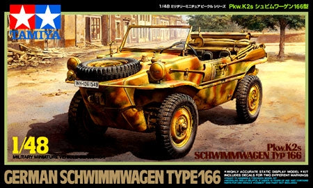Tamiya 32506 1/48 German Schwimmwagen Type 166 Armored Vehicle Plastic Model Kit