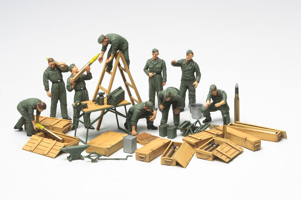 Tamiya 32547 1/48 German Tank Crew Field Mechanics Figures Kit
