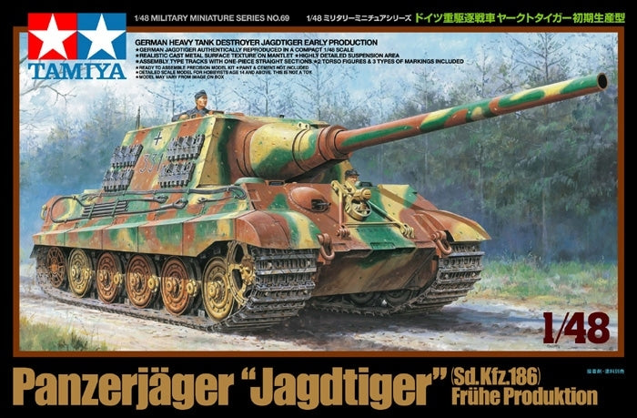 Tamiya 32569 1/48 German Jagdtiger Early Production Tank Model Kit