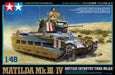 Tamiya 32572 1/48 British Matilda Mk.III/IV Model Tank Kit