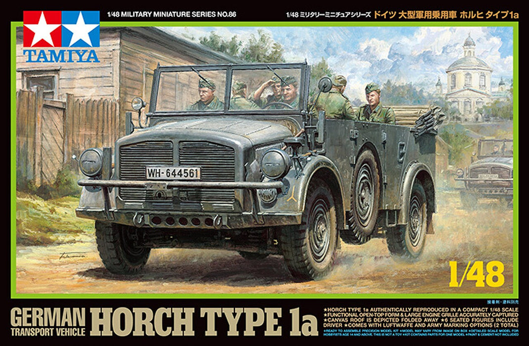 Tamiya 32586 1/48 German Horch Type 1a Model Kit
