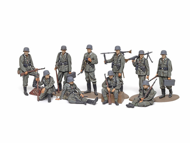 Tamiya 32602 WWII 1/35 German Wehrmacht Infantry Figure Set Kit