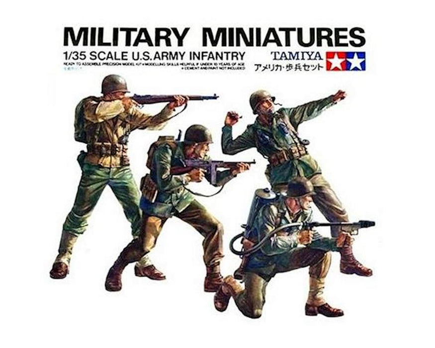 Tamiya 35013 1/35 Military Miniatures US Army Infantry Figures Model Kit