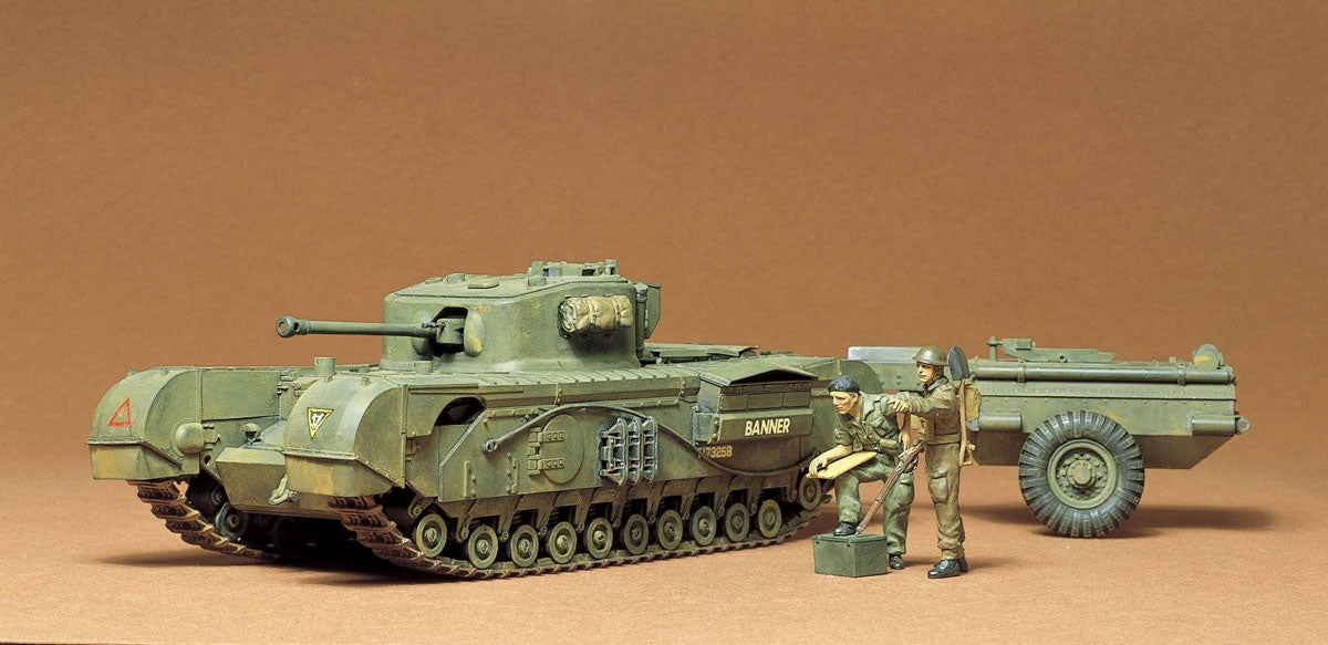Tamiya 35100 1/35 British Churchill Crocodile Tank Model Kit