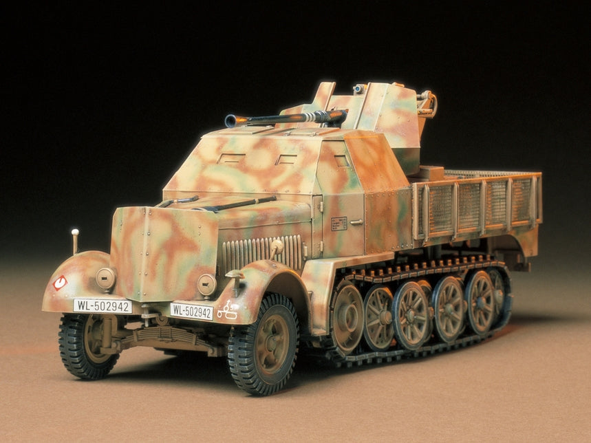 Tamiya 35144 1/35 German Flak 37 SD.KFZ.7/2 Anti-Aircraft Cannon Model Kit