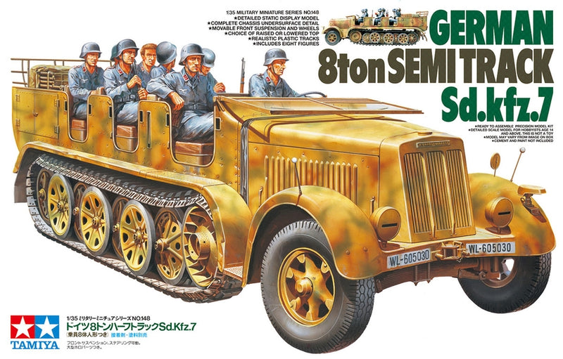 Tamiya 35148 1/35 German 8Ton Semi Track sd.kfz.7 Re-Issue Limited Edition Model Kit
