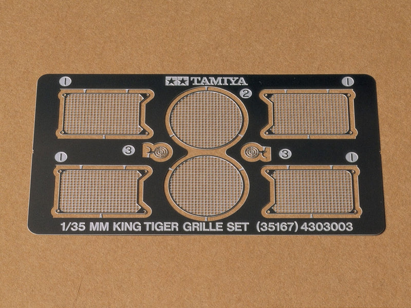 Tamiya 35167 1/35 King Tiger Photo-Etched Grill Set