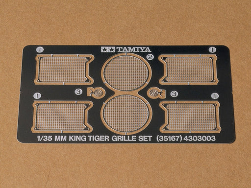 Tamiya 35167 1/35 King Tiger Photo-Etched Grill Set