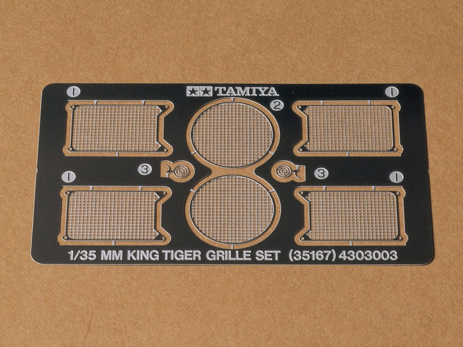 Tamiya 35167 1/35 King Tiger Photo-Etched Grill Set