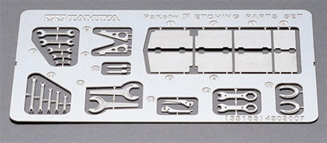 Tamiya 35183 1/35 Pz.Kpfw. IV Photo-Etched Parts Set