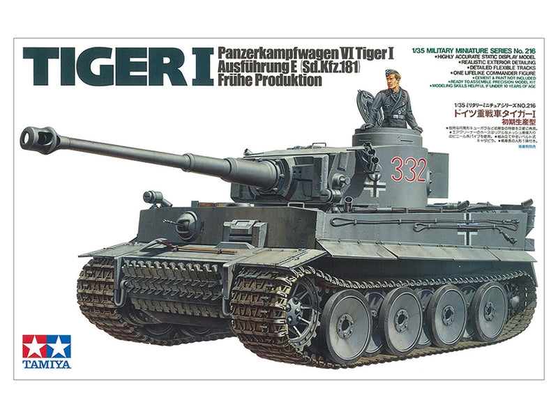 Tamiya 35216 1/35 German Tiger 1 (Early) Model Tank Kit