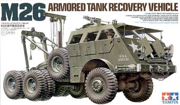 Tamiya 35244 1/35 M26 Armored Tank Recovery Vehicle Model Kit