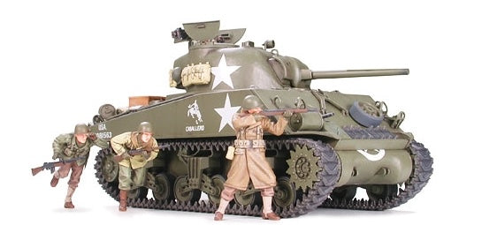 Tamiya 35250 1/35 US M4A3 Sherman 75mm Gun Model Tank Kit