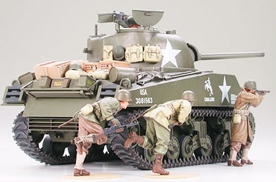Tamiya 35250 1/35 US M4A3 Sherman 75mm Gun Model Tank Kit