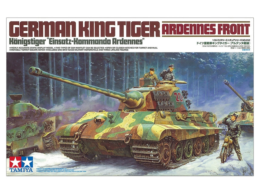 Tamiya 35252 1/35 German King Tiger (Ardennes Front) Model Tank Kit