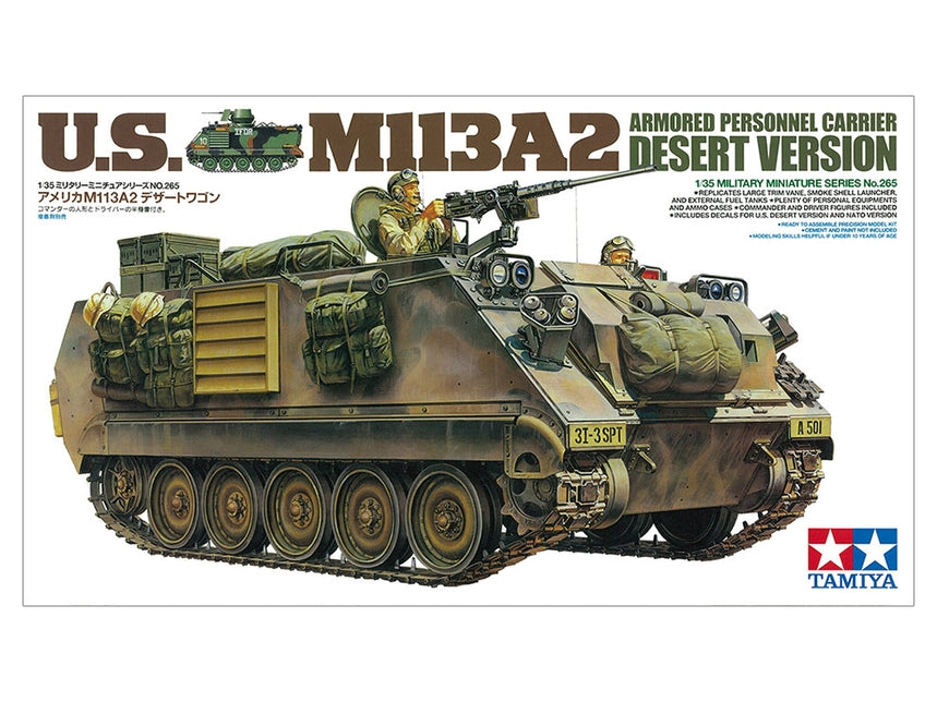 Tamiya 35265 1/35 US M113A2 Armored Personnel Carrier Desert Version Model Kit