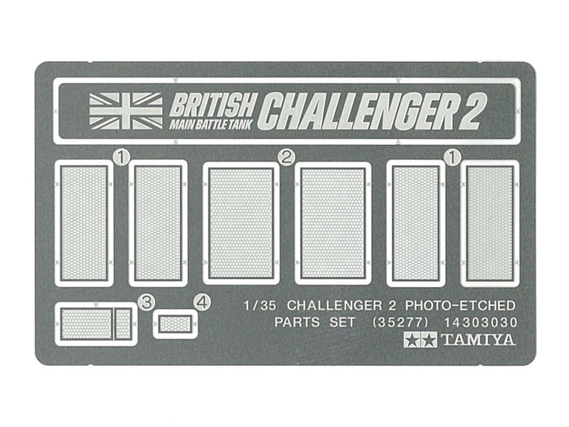 Tamiya 35277 1/35 Challenger 2 Tank Photo-Etched Parts Set