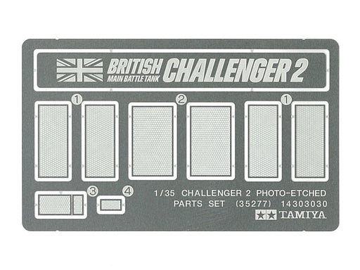 Tamiya 35277 1/35 Challenger 2 Tank Photo-Etched Parts Set