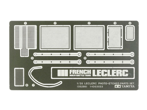 Tamiya 35280 1/35 French Leclerc Tank Photo-Etched Parts Set