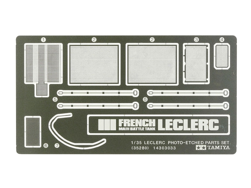 Tamiya 35280 1/35 French Leclerc Tank Photo-Etched Parts Set