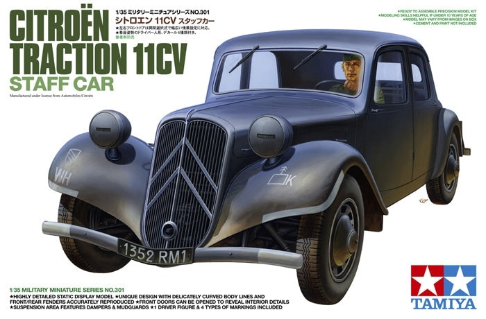 Tamiya 35301 1/35 Citroen Traction 11CV 1/35 Model Kit