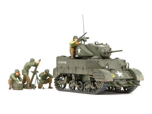 Tamiya 35313 1/35 US Light Tank M5A1 – Pursuit Operation Model Kit with 4 Figures