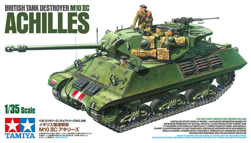 Tamiya 35366 1/35 British M10 IIC Achilles Tank Destroyer Model Kit