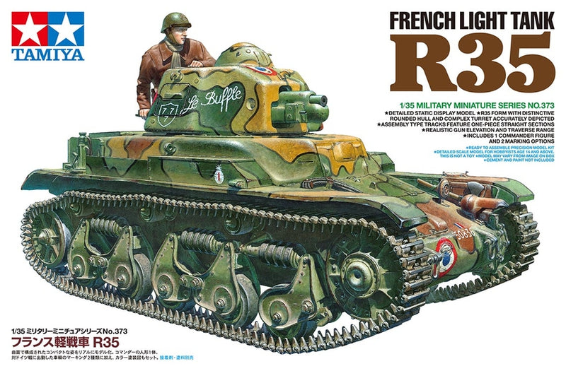 Tamiya 35373 1/35 French Light Tank R35 Model Kit