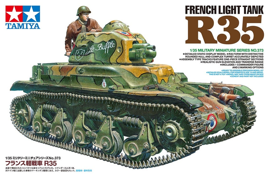 Tamiya 35373 1/35 French Light Tank R35 Model Kit