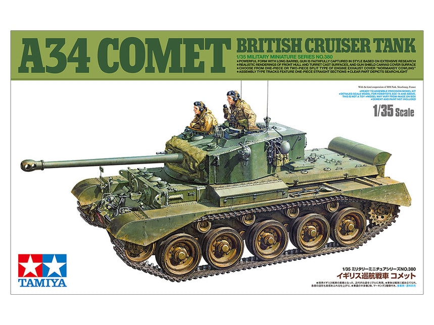 Tamiya 35380 1/35 British Tank A34 Comet Model Tank Kit