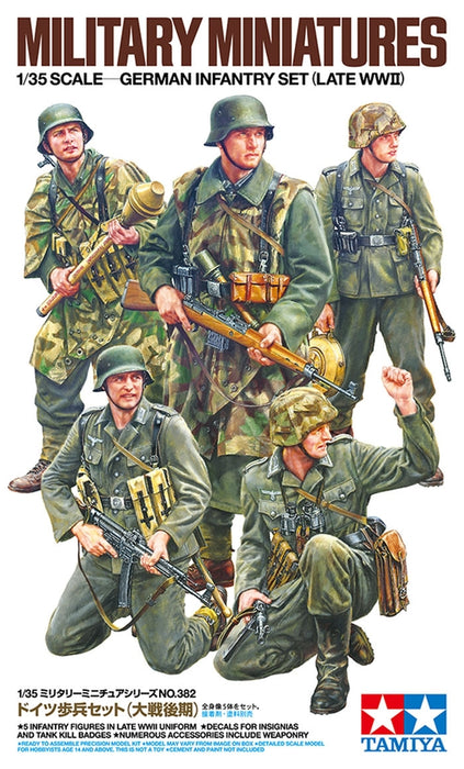 Tamiya 35382 1/35 German Infantry Set Late WWII