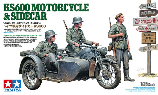 Tamiya 35384 1/35 German KS600 Motorcycle Model Kit