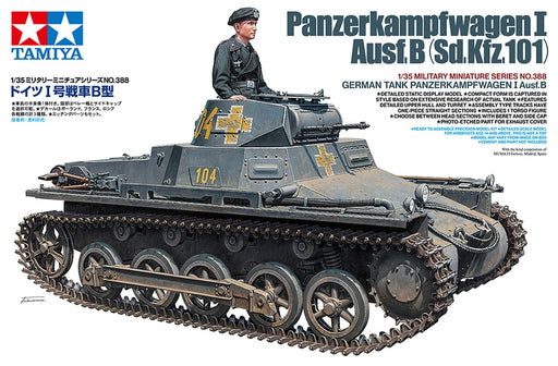 Tamiya 35388 1/35 German Panzerkampfwagen I Ausf.B Model Tank Kit