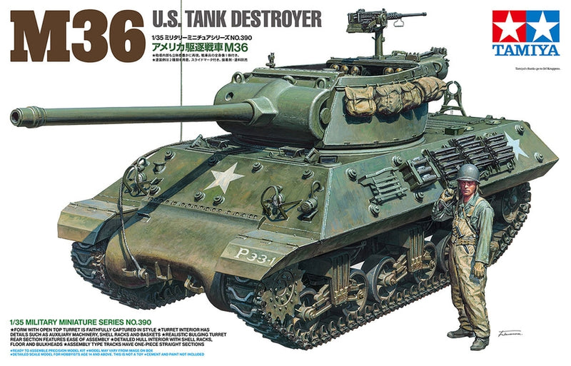 Tamiya 35390 1/35 US Tank Destroyer M36 Model Kit