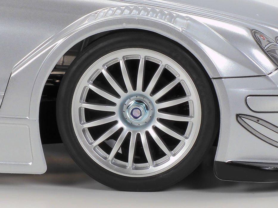 Tamiya 47493-A 1/10 RC 2002 Mercedes-Benz CLK AMG Racing Version TT02 Silver