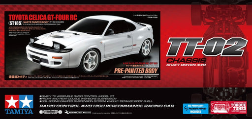 Tamiya 47500 1/10 RC Toyota Celica GT-FOUR (ST185) 4WD On-Road TT-02 Kit
