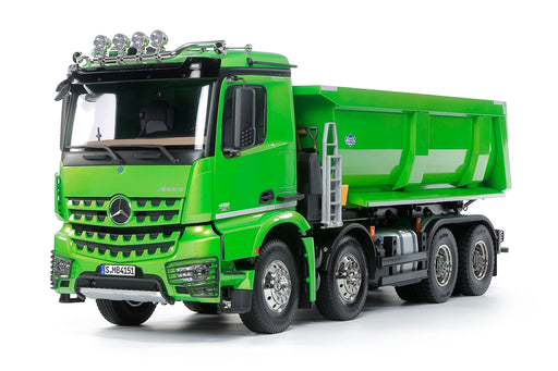 Tamiya 47523 1/14 Mercedes-Benz Arocs 4151 8x4 Tipper Truck RC Kit (Candy Green Edition)