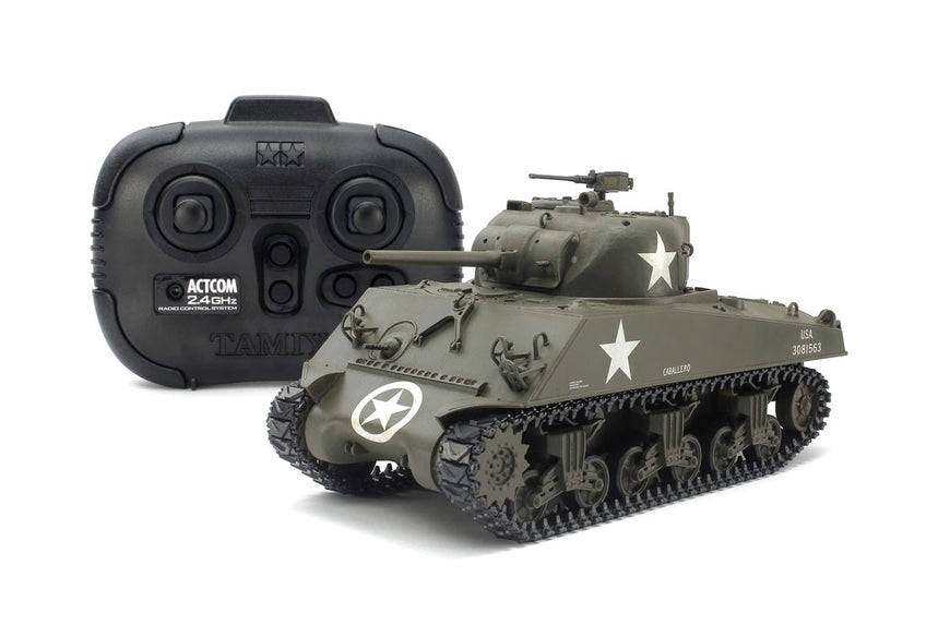 Tamiya 48217 1/35 M4A3 Sherman RC Model Tank Kit