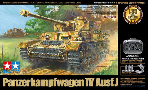 Tamiya 48218 1/35 German Panzerkampfwagen IV Ausf.J RC Model Tank Kit