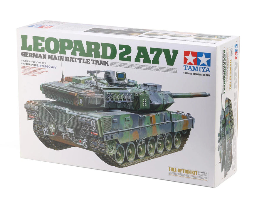 Tamiya 56047 1/16 German Leopard 2 A7V RC Model Tank Kit