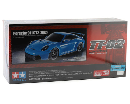 Tamiya 58712-60A Porsche 911 Gt3 (992) 4WD On-Road TT-02 Kit
