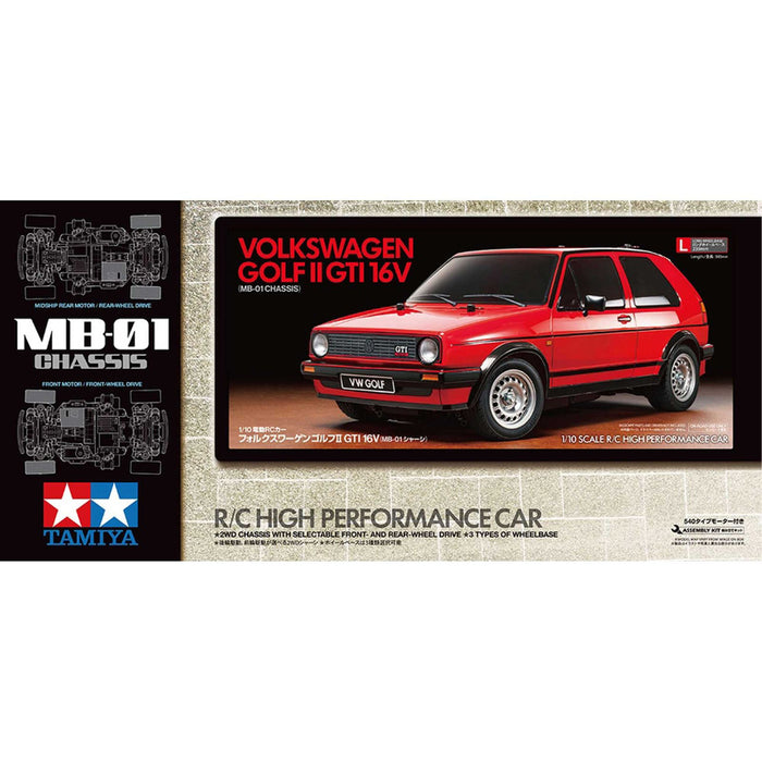 Tamiya 58748 1/10 RC Volkswagen Golf II GTI 16V 2WD BT-01 Kit