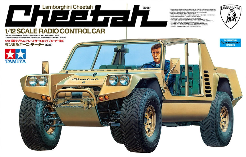 Tamiya 58754 1/10 Lamborghini Cheetah 2WD RC Kit