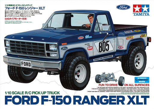 Tamiya 58759 1/10 Ford F-150 Ranger XLT RC Truck Kit