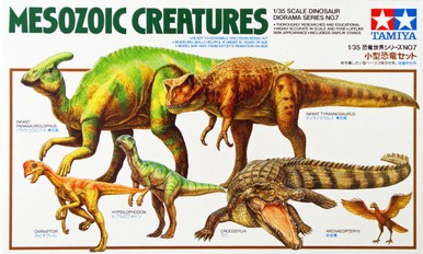 Tamiya 60107 1/35 Mesozoic Creatures Dinosaur Diorama Kit
