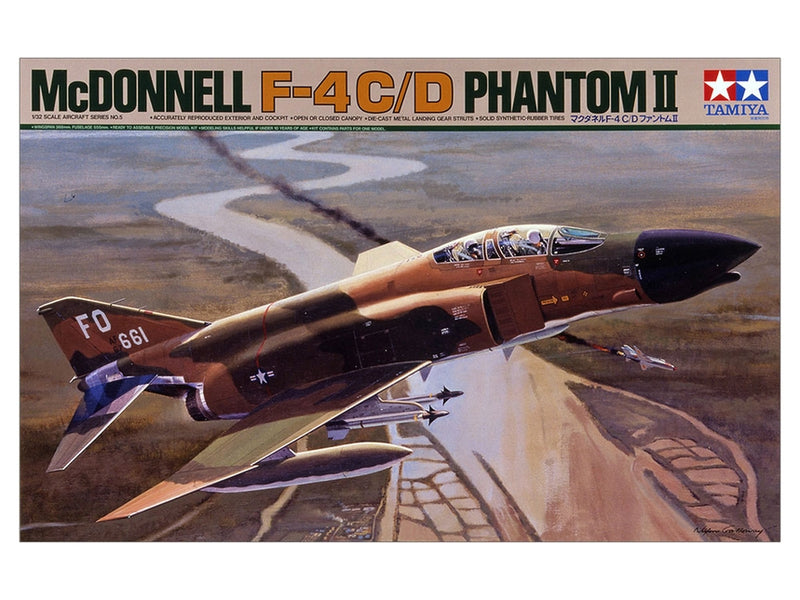 Tamiya 60305 1/32 McDonnell F-4 C/D Phantom II Model Jet Kit