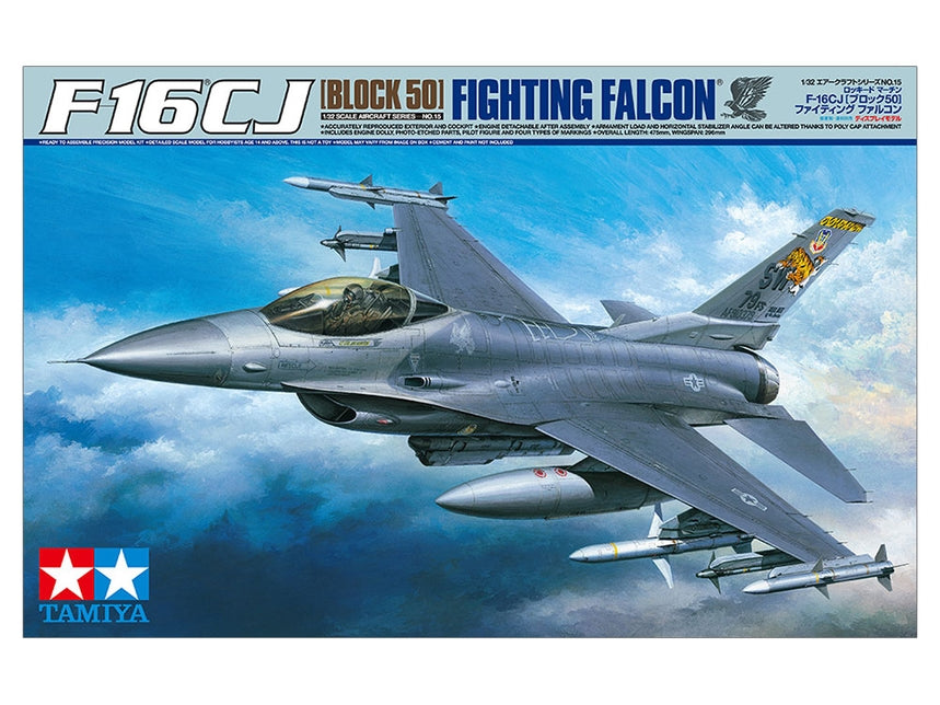 Tamiya 60315 1/32 F-16CJ Fighting Falcon Model Aircraft Kit